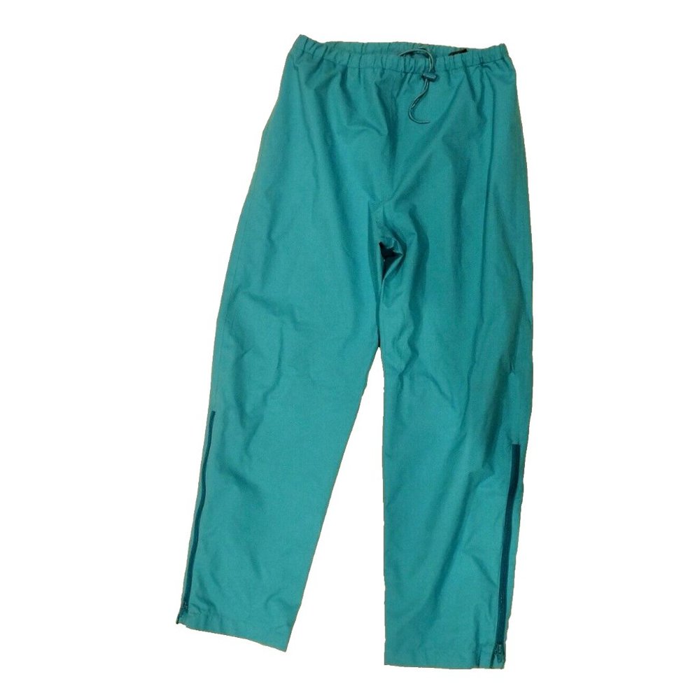 VTG 90s EDDIE BAUER Teal Gore-Tex Wind & Water Proof Mens Jogging Pants Small